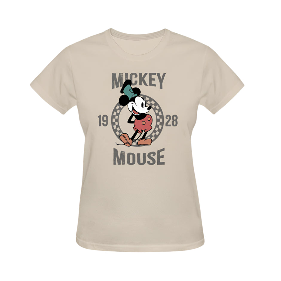 Disney Mickey Mouse Graphic Tee - Beige