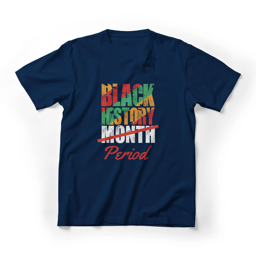 Black History Month Graphic Tee - Navy