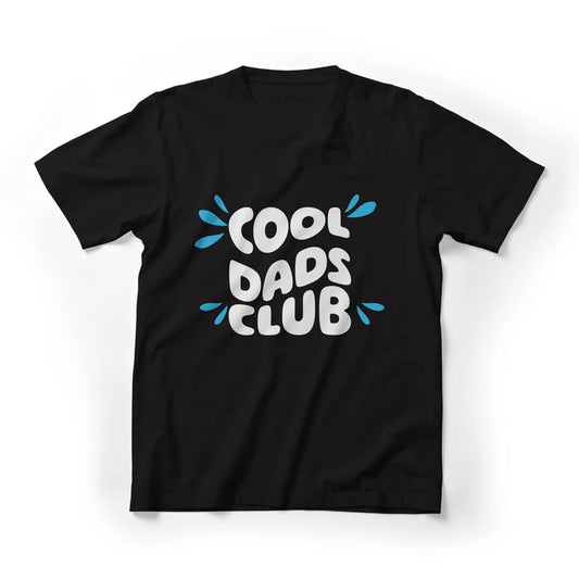 COOL DADS CLUB Father's Day Graphic Tee - Black