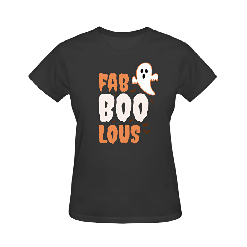 FabBooLous Halloween Graphic Tee - Black