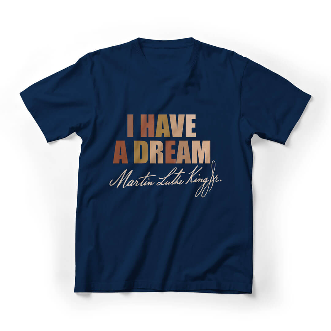 I Have A Dream MLK Graphic Tee - Navy