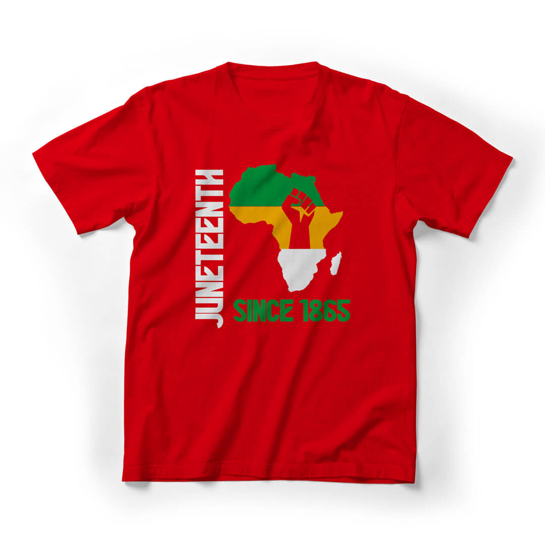 Juneteenth 1865 Graphic Tee - Red