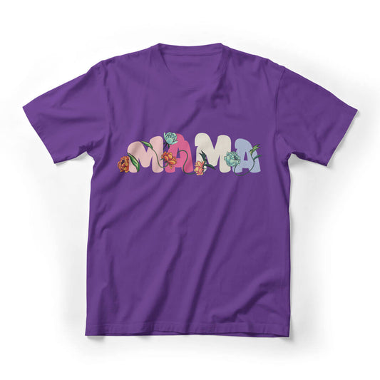 MAMA Mother's Day Graphic Tee - Purple