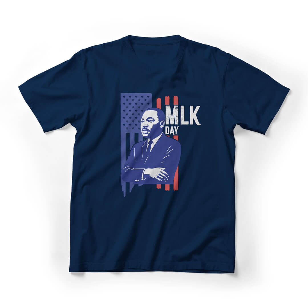 Martin Luther King Day Graphic Tee - Navy