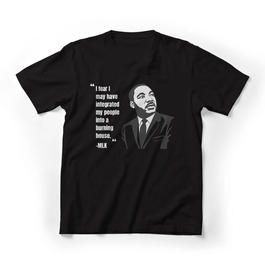 Martin Luther King's Quote Graphic Tee - Black