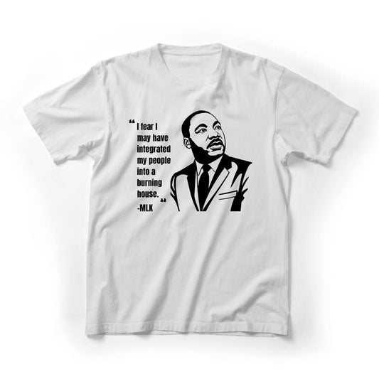 Martin Luther King's Quote Graphic Tee - White